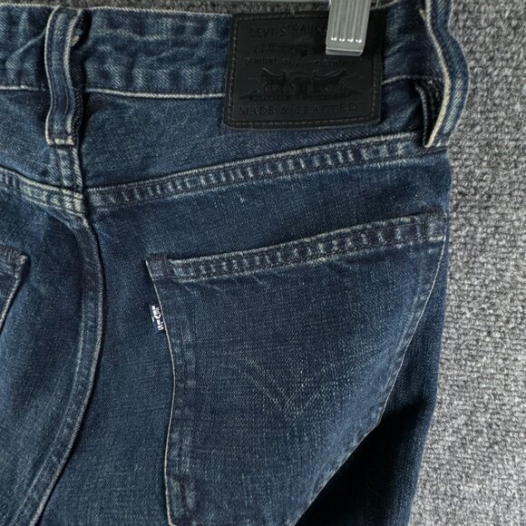 Levis Made Crafted 26 Waist Jeans 2-color Blue Leather Patch Big E Blue Tab - Picture 11 of 16